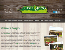 Tablet Screenshot of craigies.co.uk
